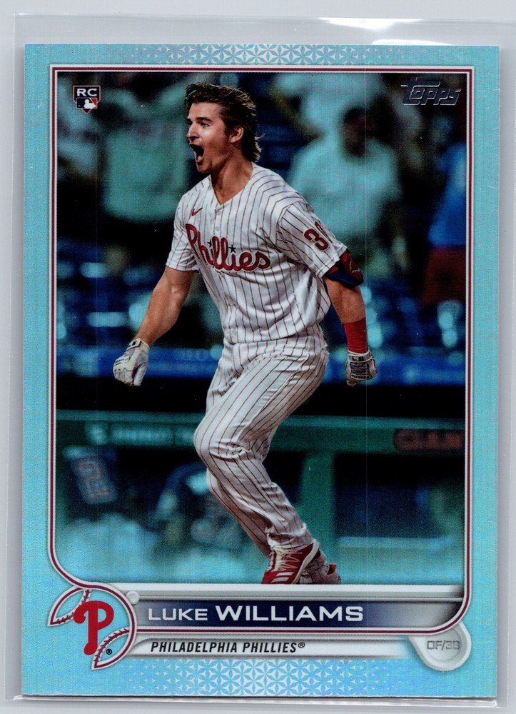 2022 Topps #62 Luke Williams Rainbow Foil