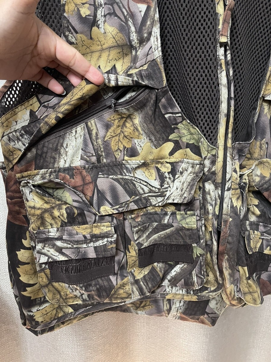 Gilet de pêche taille XL Master Sportsman vintage marron avec