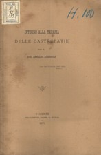 Intorno alla terapia delle gastropatie. . Arnaldo Lusignoli. 1897. .