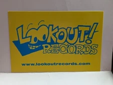 LOOKOUT RECORDS Band Punk Rock Skate Vintage Guitar Car Sticker 4x6 inches