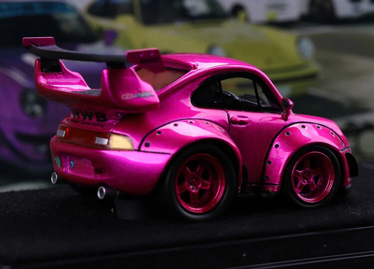 Resin LITTLE EGG 1:64 Scale Porsche 993 Rough Rhythm RWB Q