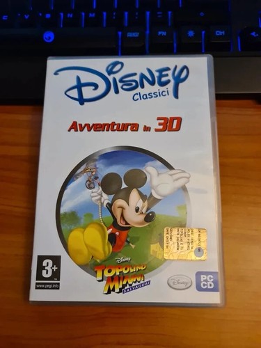 DISNEY CLASSICI PC TOPOLINO E MINNI SALVAGUAI  CD ROM GIOCO VIDEOGIOCO ITALIANO - Afbeelding 1 van 3