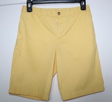 Polo Ralph Lauren Boy's Straight-Fit Stretch Twill Shorts Yellow Size 14