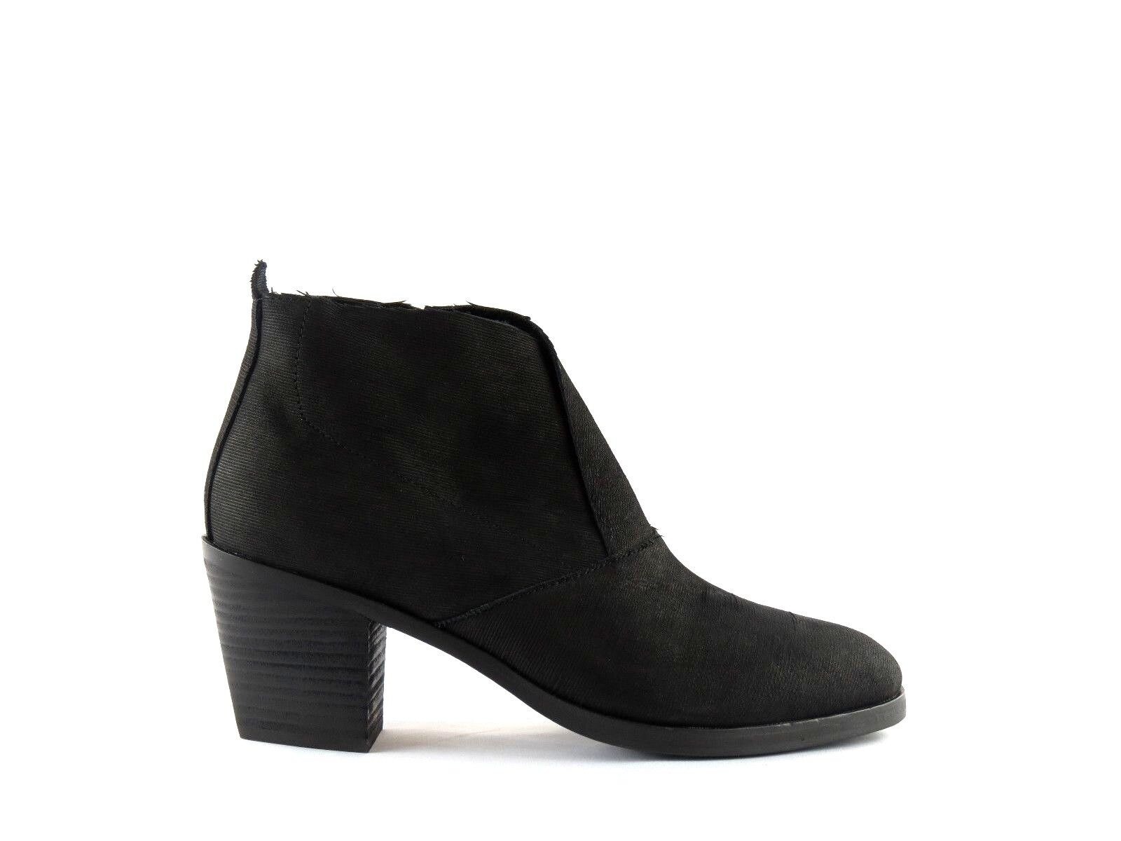 Eileen Fisher Murphy Bootie Black Intaglio Nubuck Leather Zip Zip Zip Ankle Boot NEW 7.5 4de186 Eileen Fisher Murphy Bootie Black Intaglio Nubuck Leather Zip Zip Zip Ankle Boot NEW 7.5 4de186