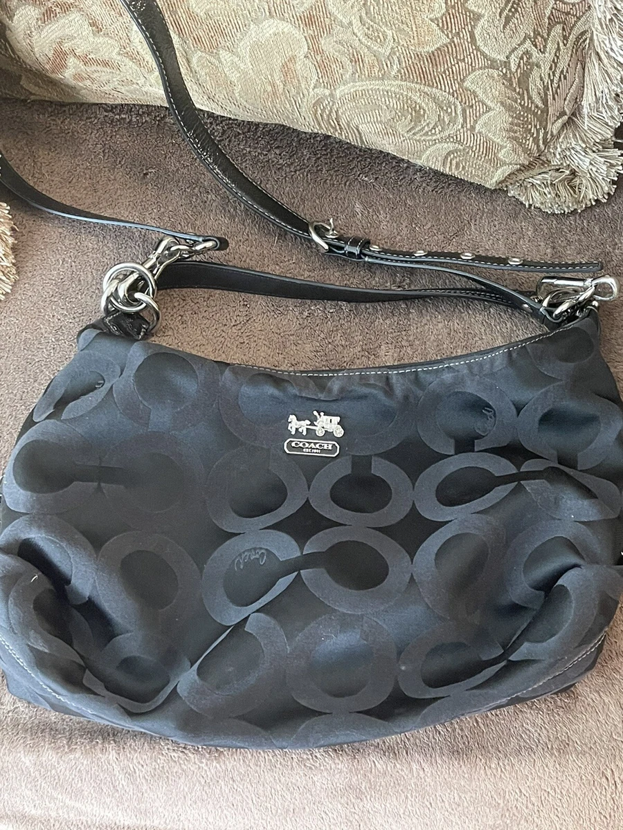 Coach cloth purse sale