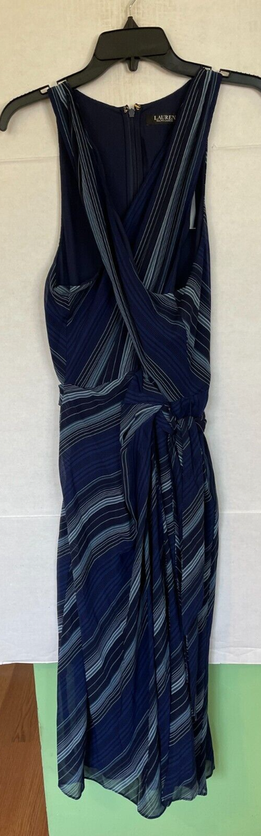 polyester jersey dress Short Fitted Dress By Poly USA 7020 S / Royal Blue main image 1
