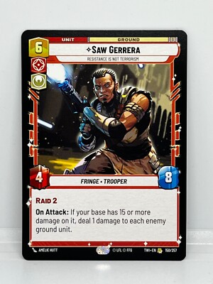 STAR WARS UNLIMITED TWILIGHT OF THE REPUBLIC NON FOIL RARE KARTEN