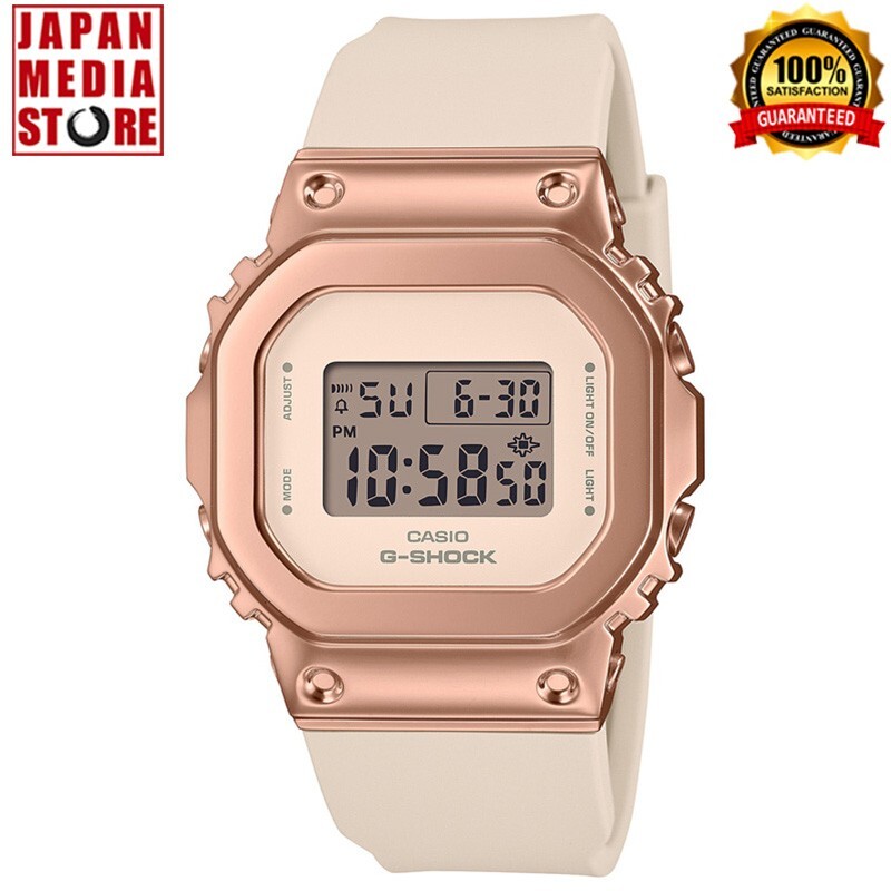 Casio G-SHOCK GM-S5600UPG-4JF Pink Gold Metal Case Digital Mid