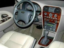 Volvo Fit S40 1999 2000 Neu Stil Innenraum Set ABS Glänzend Burl Holz Dash Rand