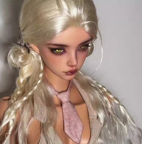 Bambola 1/4 BJD bambina Iple Fid Mari marrone chiaro senza colore trucco viso + occhi gratuiti - Foto 6 di 10