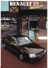 Renault 25 Monaco Limited Edition 1987 UK Market Sales Brochure
