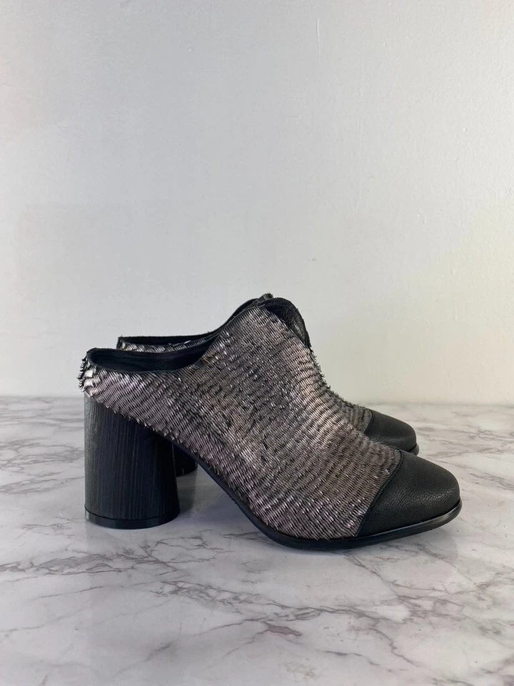 Antelope Waverly Mules Women's  Block Round Heel Slip On Shoes SZ 37 - Image 4 of 4