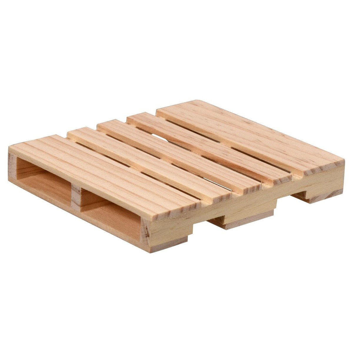 Square Wood Pallets, x4 Pack Small Wood pallets for