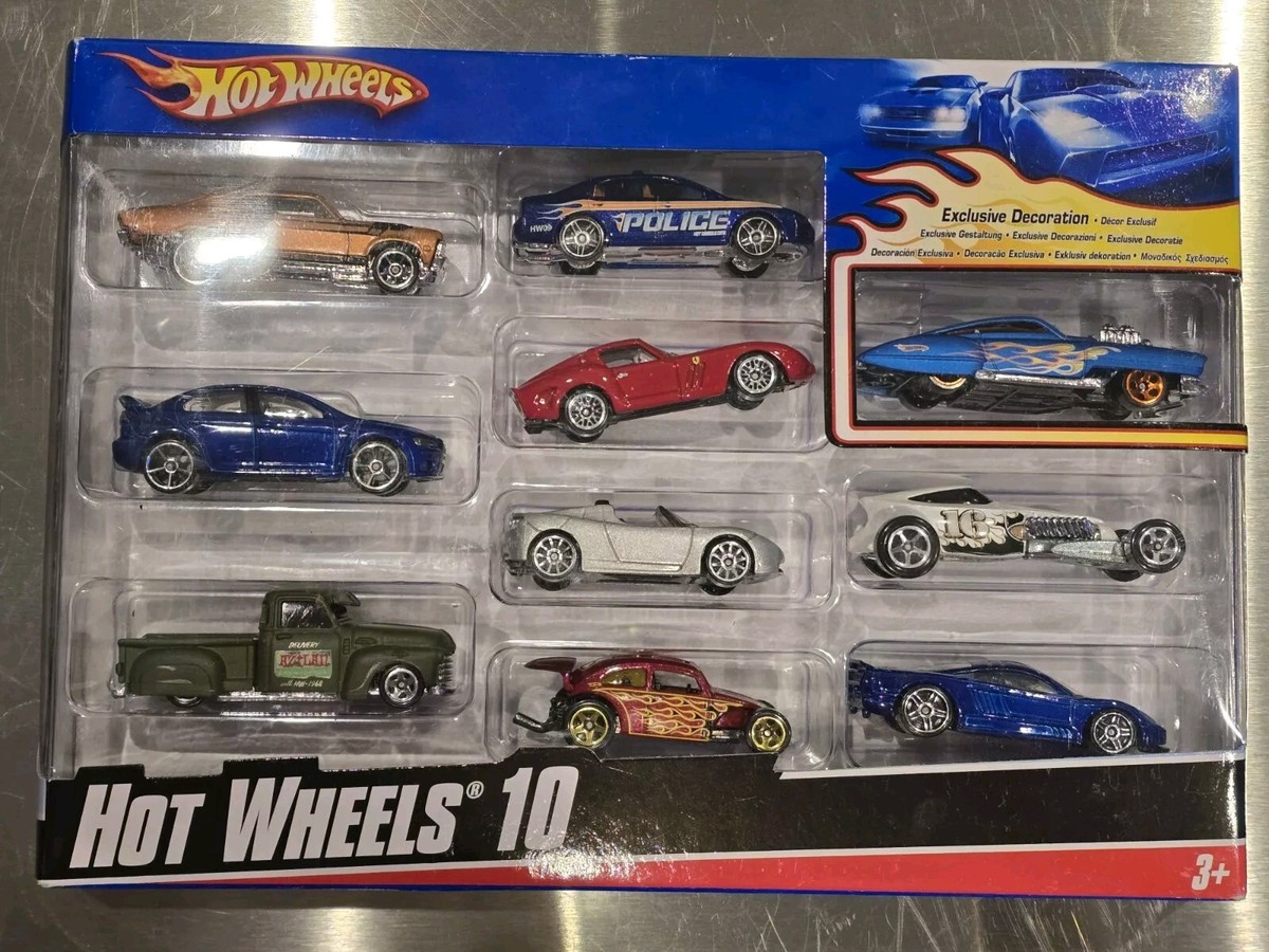 Ferrari Corvette 2007 HOT WHEELS 10 - 1:64 Scale 10 Pack Exclusive