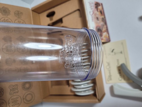 The Pampered Chef Biscottiera Pressa con 16 Dischi Beige #1525 Natale Vacanze Nuovo - Foto 8 di 15
