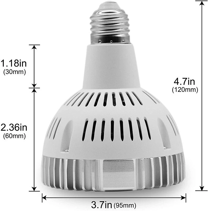 PAR30 E27 35W White LED BULB LAMP 85-265V Floodlight Ceiling DownLight SpotLight - Image 2 of 4