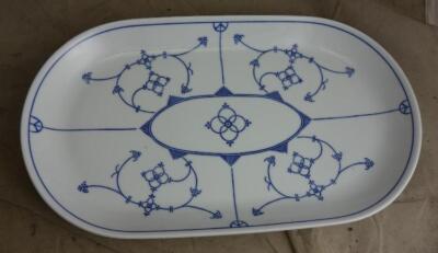 Porzellan Schale Platte Indisch Blau Kahla Saks