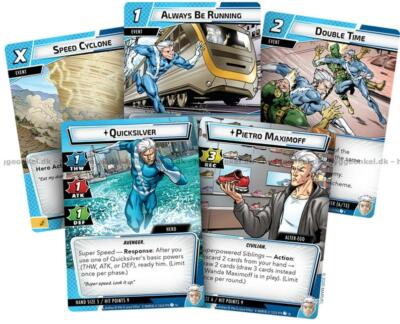 Quicksilver Marvel Champions Pick Your Card Dropdown