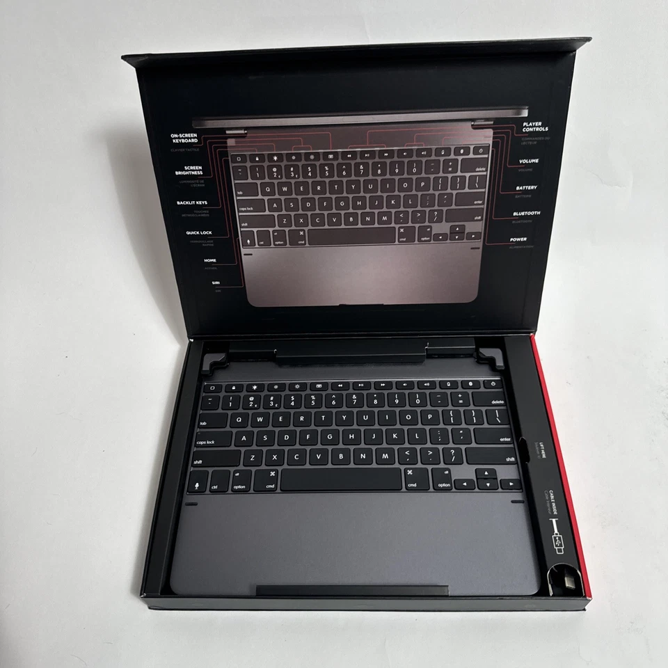 Brydge BRY6022 Pro 12.9 Wireless Bluetooth Keyboard - Space Gray - Image 2 of 4