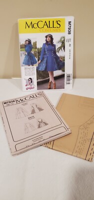 COSTUME COSPLAY PATTERN: McCall's 7938 Mecha Navy Uniform Flair Coat NEW UNCUT