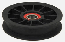 FLAT IDLER PULLEY 11/16" X 4" EXMARK Quest replace 109-4077 and Hustler Fastrack