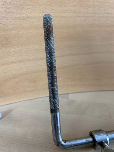 GRETSCH 50s 60s Vtg CYMBAL L-ARM Telescoping Ride Mount Holder Part Round Badge - Picture 5 of 8
