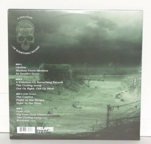 SACRILEGE Behind The Realms of Madness Clear Vinyl 2015 Relaspe Ltd PLAYS WELL - Picture 3 of 4