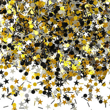 Happy, Graduation, Wedding, New Years Bulk Foil Confetti, 3,000 Pieces, 9 Ounces