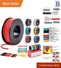 22 Gauge Stranded Wire Kit - Tinned Copper, 6 Color Spools, 23ft Length