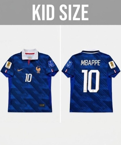 SO HOT!! Mbappee France Kids Soccer Jersey Kit #10 Football Shirt 