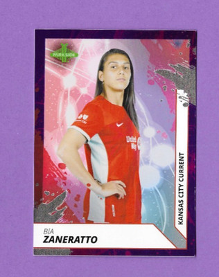 2024 Parkside NWSL Vol 1 Purple /10 Bia Zaneratto #157 Kansas City Current