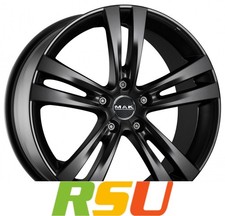 MAK Zenith matt black 7x18" ET35 LK5 114.3 ML 60.1 Alufelgen 18 Zoll