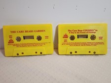 CARE BEARS vintage Cassette Tape Lot Audio Story Books Garden Forest of Feelings