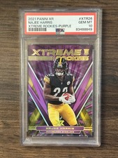 2021 PANINI XR XTREME ROOKIES #XTR26 NAJEE HARRIS XTREME ROOKIES-PURPLE PSA 10