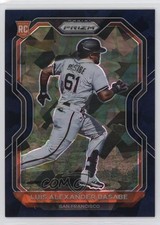 2021 Panini Prizm Tier II Navy Blue Cracked Ice 11/25 Luis Basabe Alexander 10fh