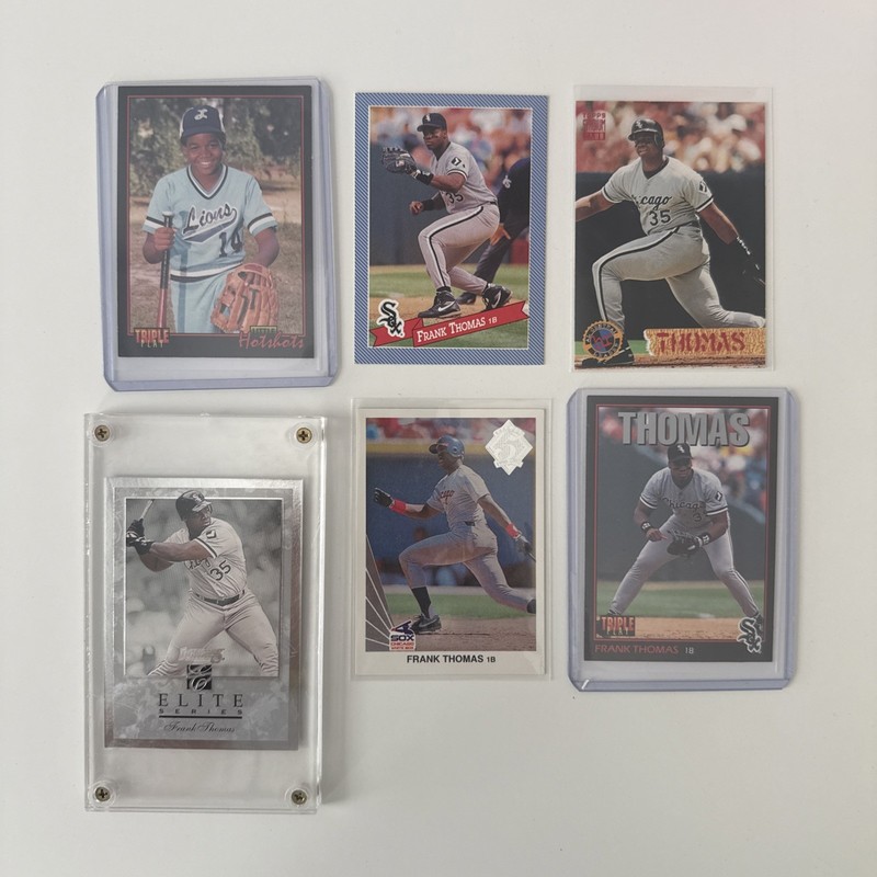 Frank Thomas Baseball Cards Lot of 6 Cards White Sox