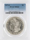 1879-S Morgan Silver Dollar PCGS MS64 S$1 San Francisco Minted No Reserve