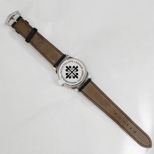 Patek Philippe Annual Calendar Moon Phase Grey Dial Leather Band 5056P-001 7