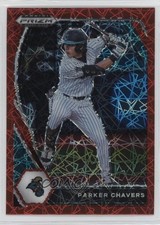 2021 Panini Prizm Draft Picks Red Velocity Prizm Parker Chavers #PDP196 hu1