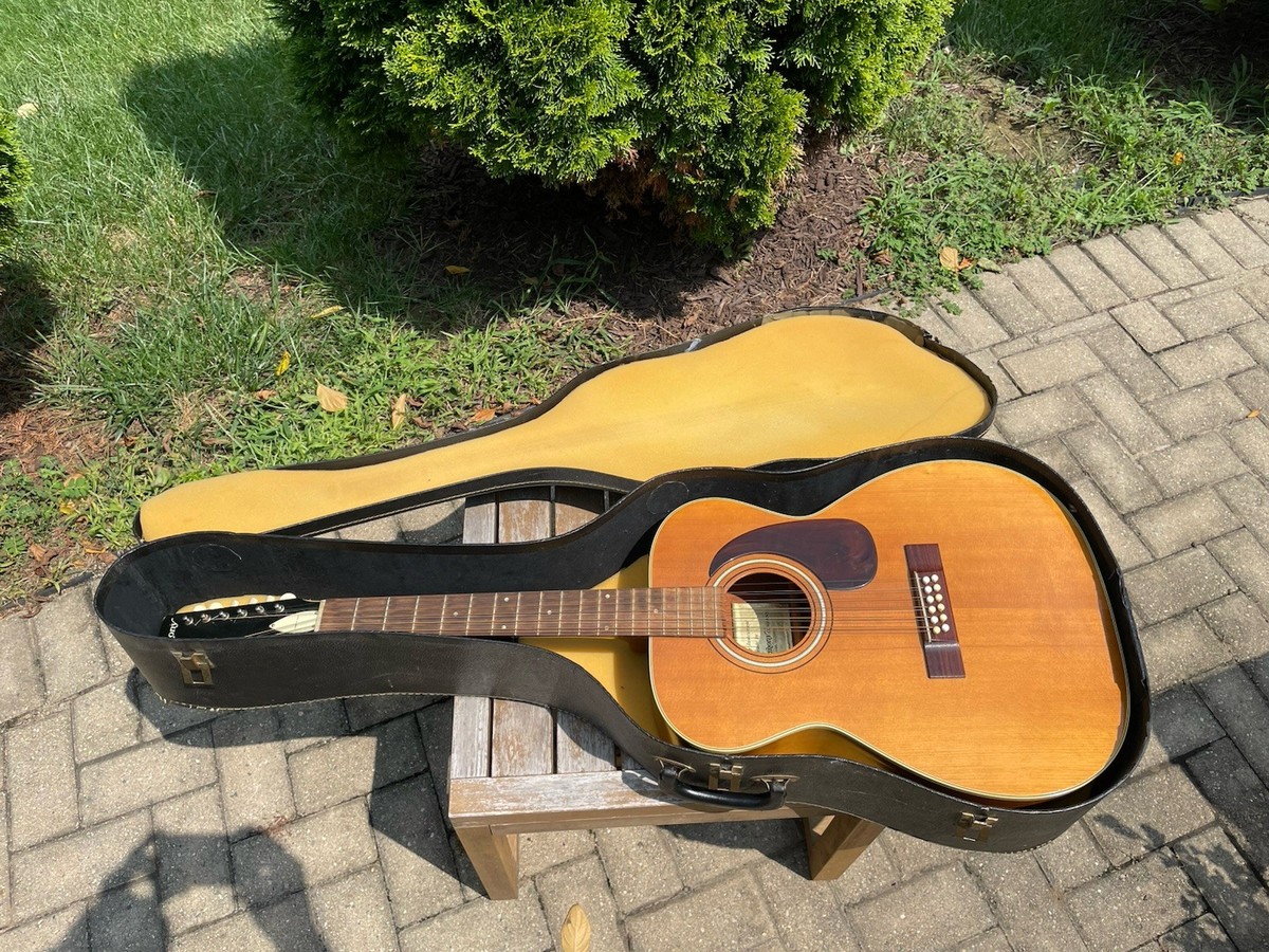 Vintage Harmony H1233 12 String Guitar 1960-70's Made In USA W