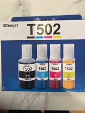 Refill Ink Bottle for Epson EcoTank 502 ET-4760 ET-2760 ET-2750 ET-3760 ET-2850