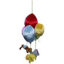 IKEA Tier an Ballons, LEKA CIRCUS Mobile 35cm Gebraucht Affe Elefant Löwe