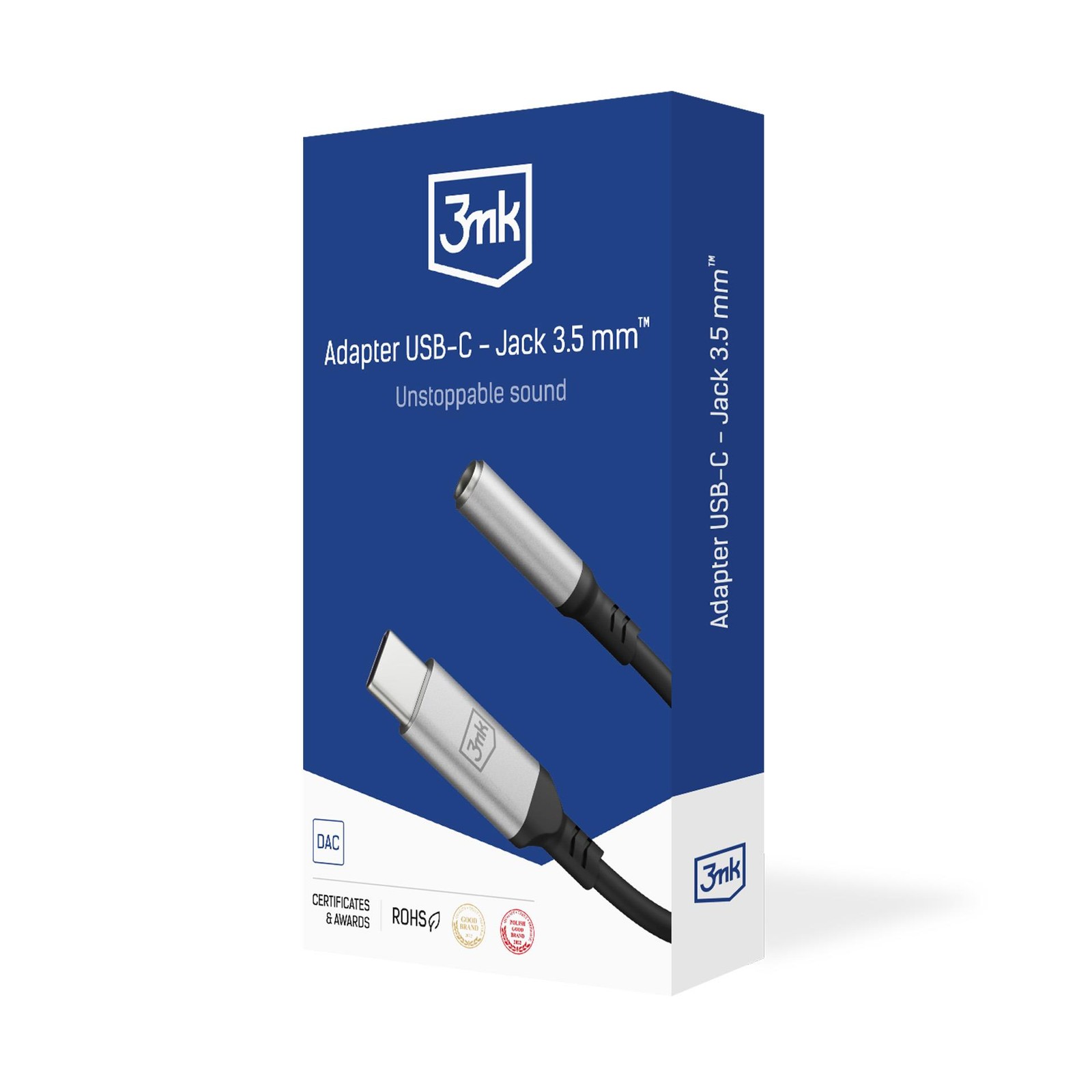 Zubehör – 3mk Usb-c-adapter – 3,5-mm-klinkenanschluss - Bild 2