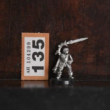 Vintage Warhammer Dogs of War Cursed Company 'Richter Kreuger' Skeleton Metal