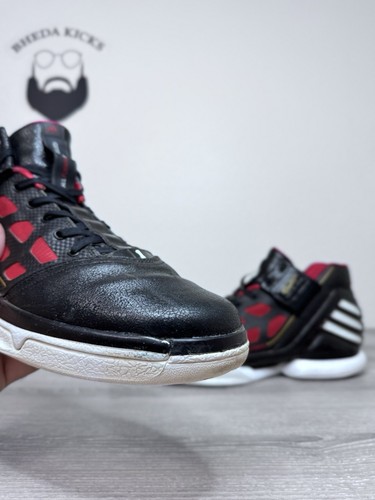 Talla 13 - Zapatillas de baloncesto Adidas Adizero Derrick Rose negras para hombre G22887 - Imagen 3 de 13