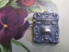 Разное Antique Sterling Silver Stamp Holder