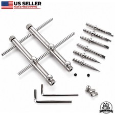 DSLR Camera Lens Spanner Wrench Repair Tool Adjustable 10-100mm Stainless Steel