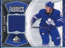 2009/10 Upper Deck SP Game Used AF-LS Luke Schenn Authentic Fabrics Insert