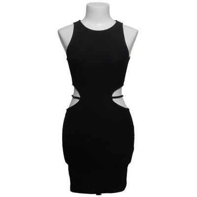 Pull & Bear, Kleid, Größe: XS, Schwarz, Elasthan/Polyester, Einfarbig #TJC
