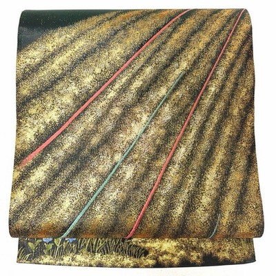 Japanischer Kimono 373 Toki Shisui Mode Reine Seide Fukuro Obi Gürtel